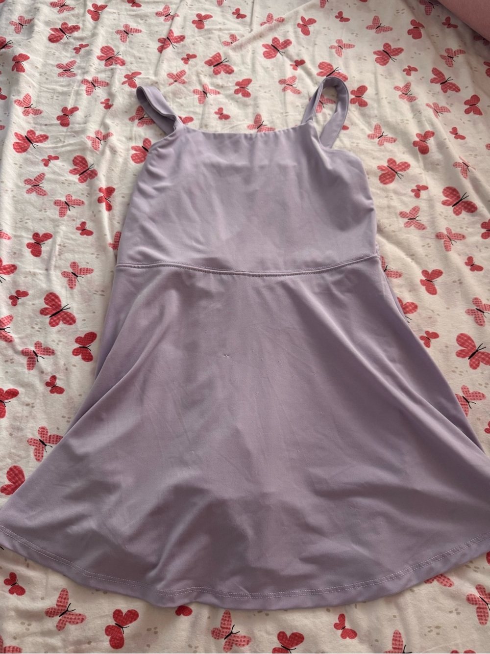 Lilac A-Line Tank Dress